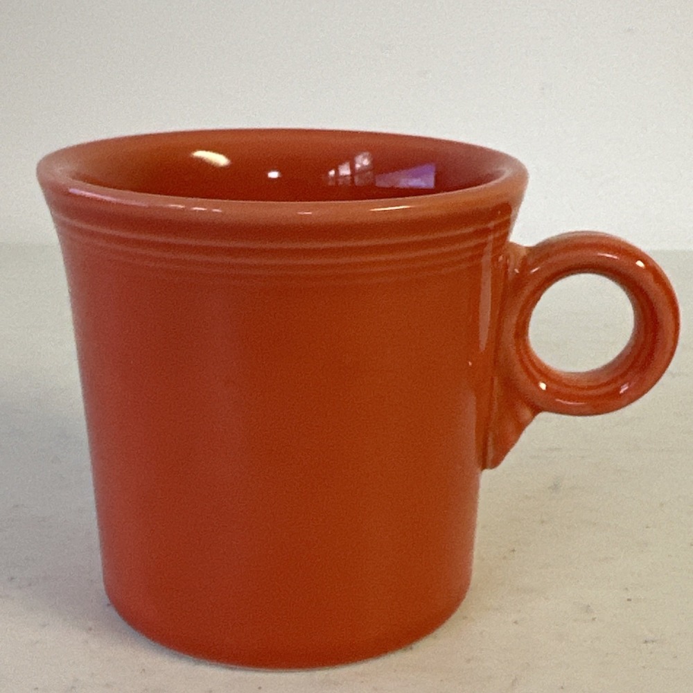 Lot of 4 Fiesta Ware Mixed Colors Coffee Mugs Cups O‎ Ring Handle HLC USA - Picture 8 of 11